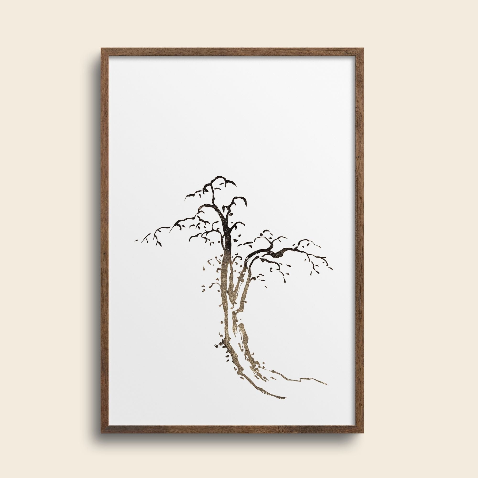 Ike Taiga Japanese Tree Art Print