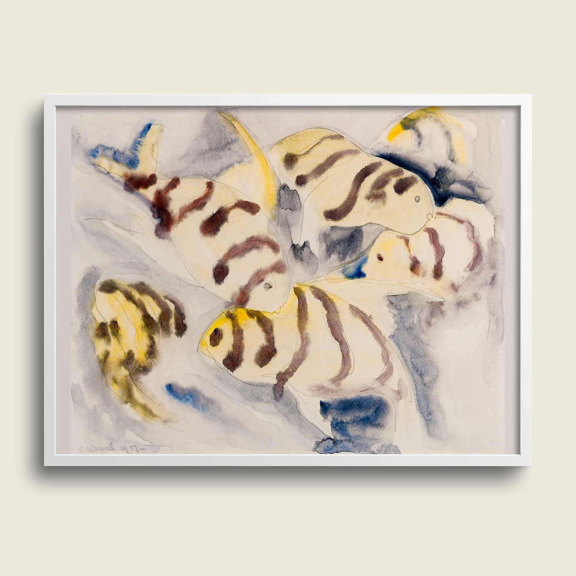 Charles Demuth Bermuda Fish Series, No. 3.