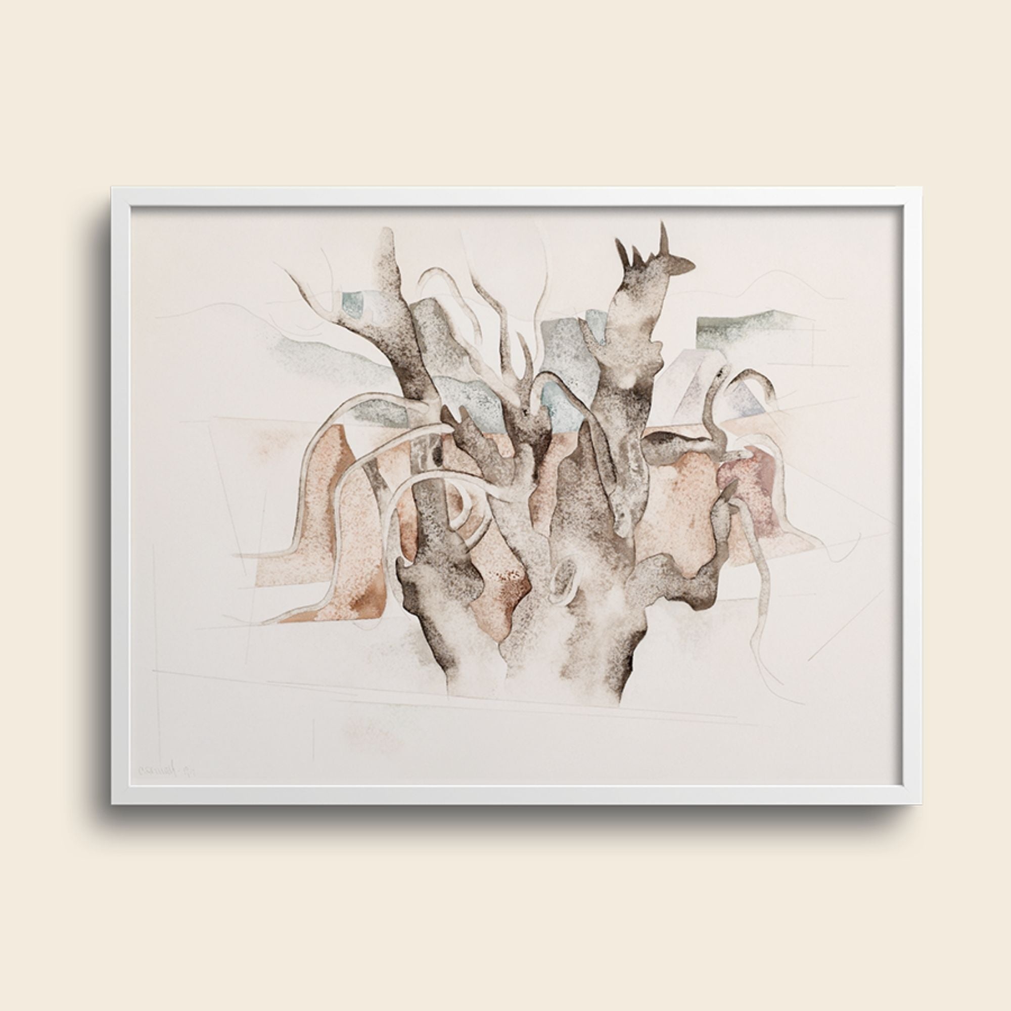 Charles Dumuth Bermuda tree fine art print.