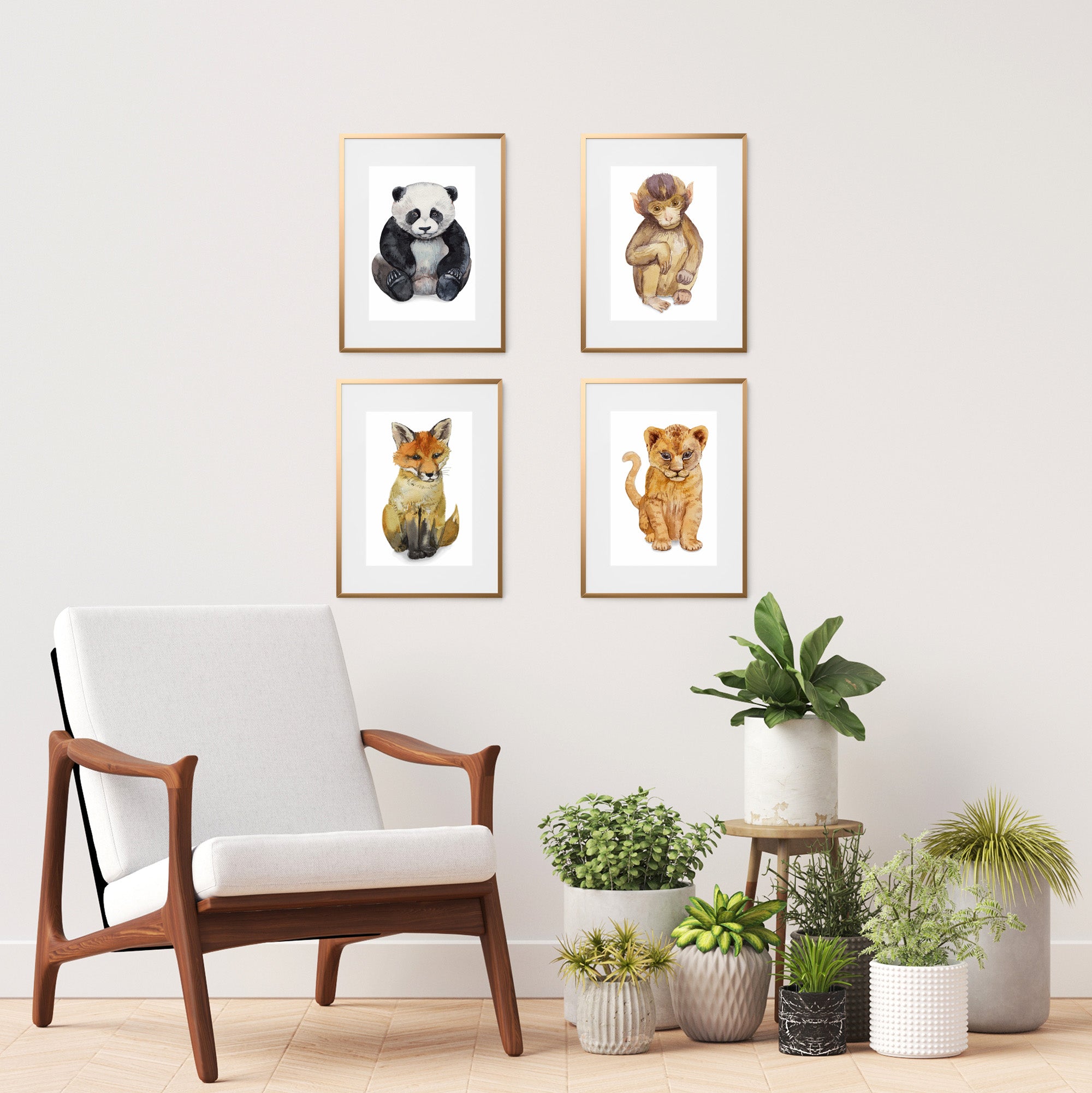 baby animal art prints