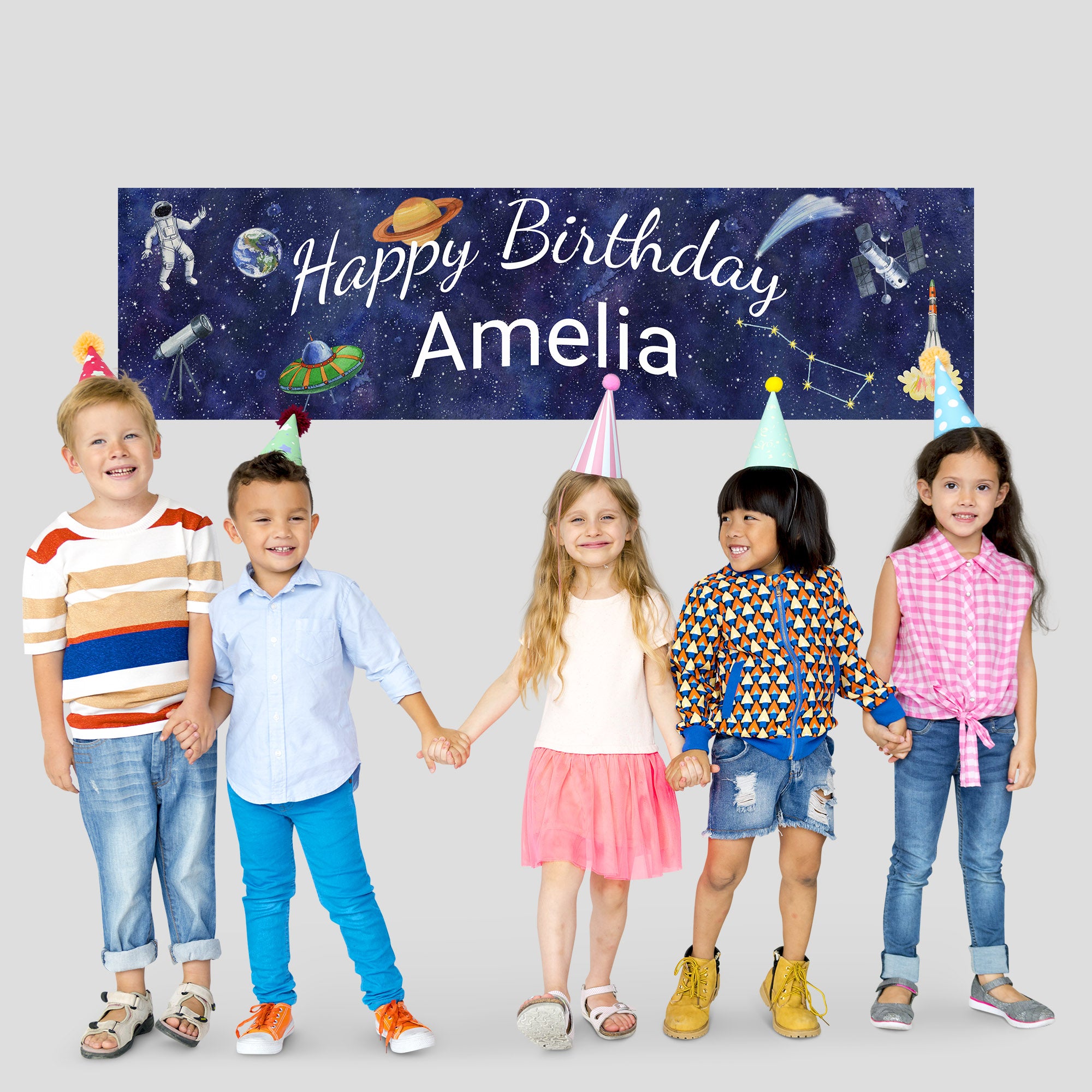 canvas space birthday banner