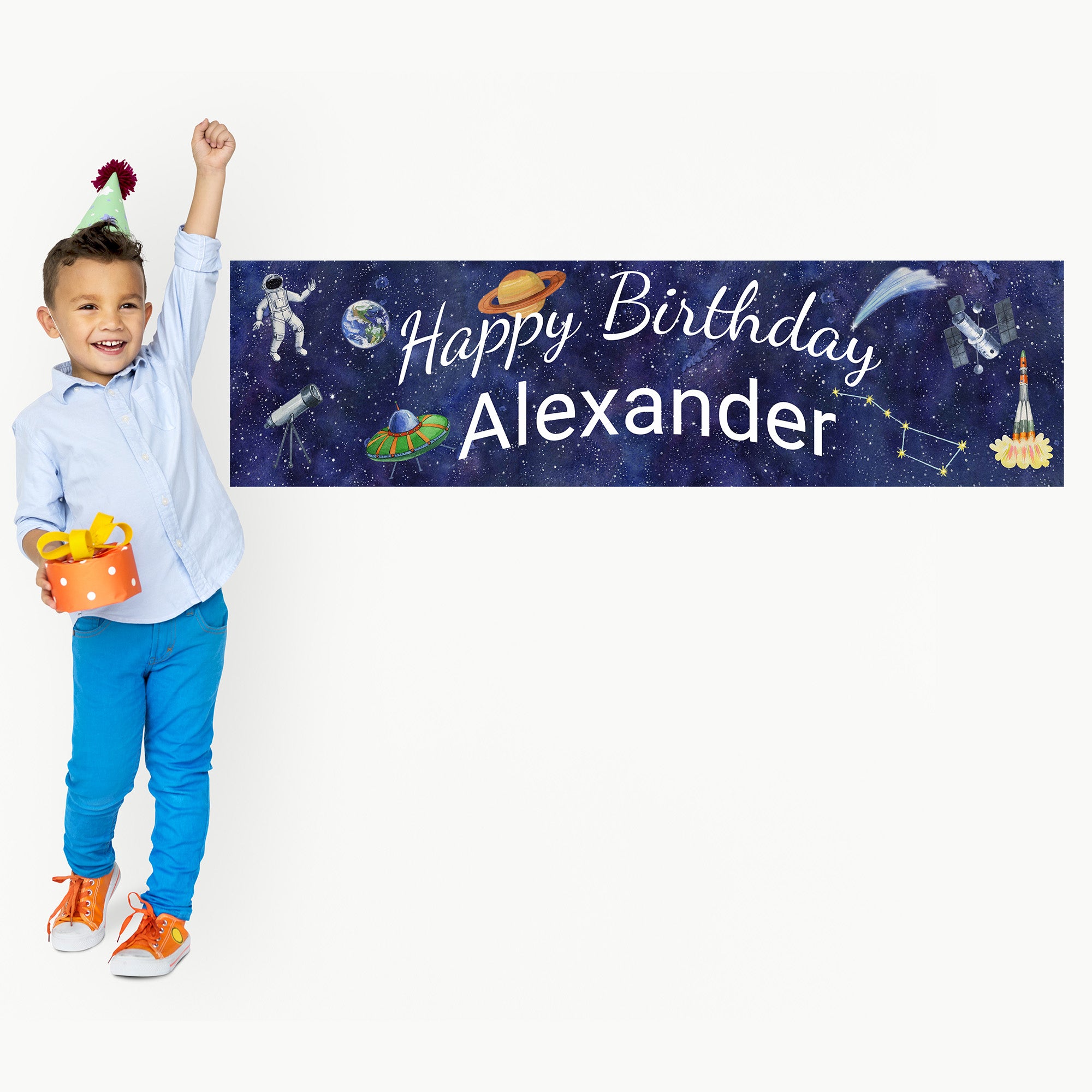 canvas birthday banner with name