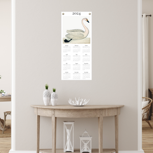 Introducing Our 2024 Bird-Themed Calendars: Year-at-a-Glance Masterpieces