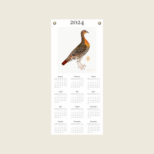 2024 Calendar Featuring Olof Rudbeck's Capercaille Hen on find art canvas