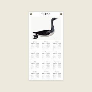 2024 Calendar featuring Rudbeck's Black-Throated Diver
