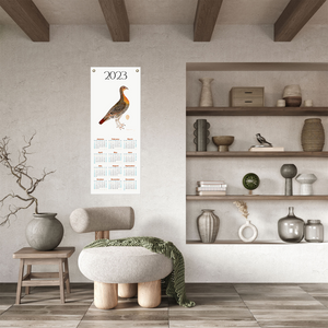 2024 Calendar Featuring Olof Rudbeck's Capercaille Hen, on Fine Art Canvas