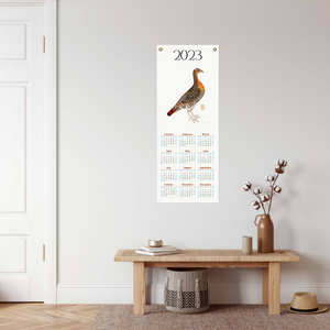 2024 Calendar Featuring Olof Rudbeck's Capercaille Hen, on Fine Art Canvas