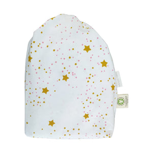 reusable bag of Playard Sheet in GOTS-Certified Organic Cotton – Starlight Pink