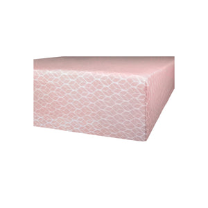 Playard Sheet in GOTS-Certified Organic Cotton – GeoLeaf Pink