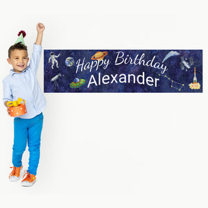 canvas birthday banner with name